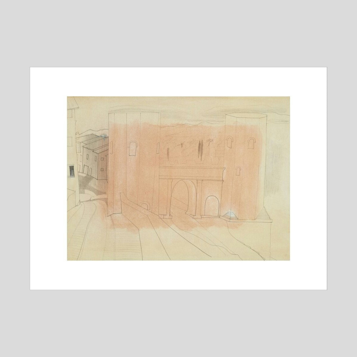 Ben Nicholson Spello Print