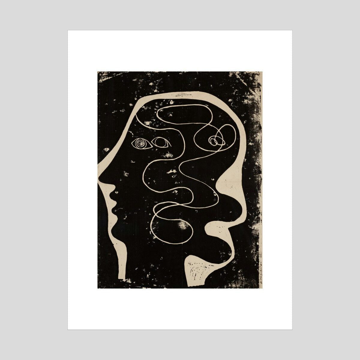 Ben Nicholson Head Print