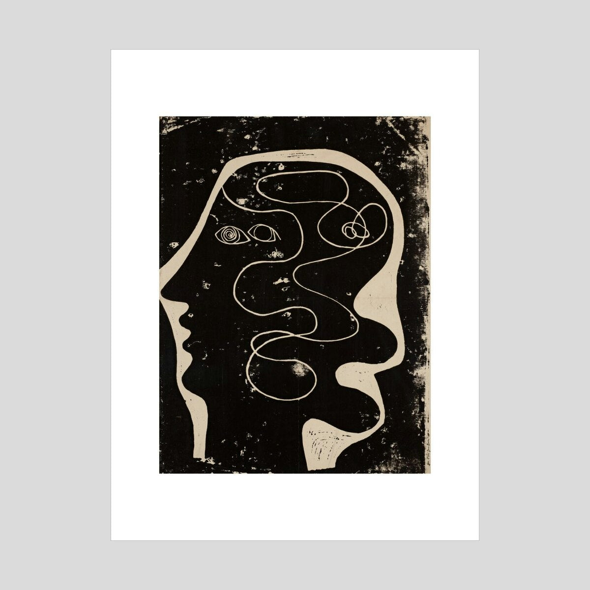 Ben Nicholson Head Print