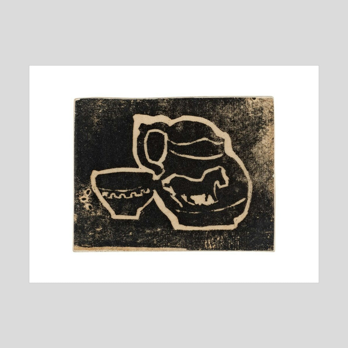 Ben Nicholson Jug and Bowl Print