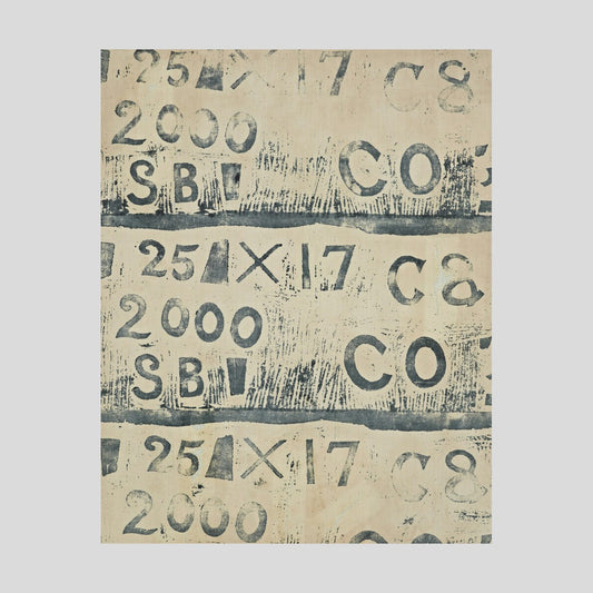 Ben Nicholson Letters and Numbers (detail) Print