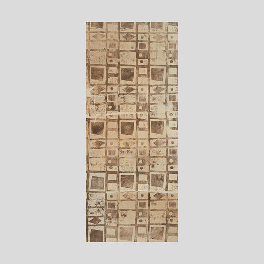 Ben Nicholson Design (brown with little squares) Print