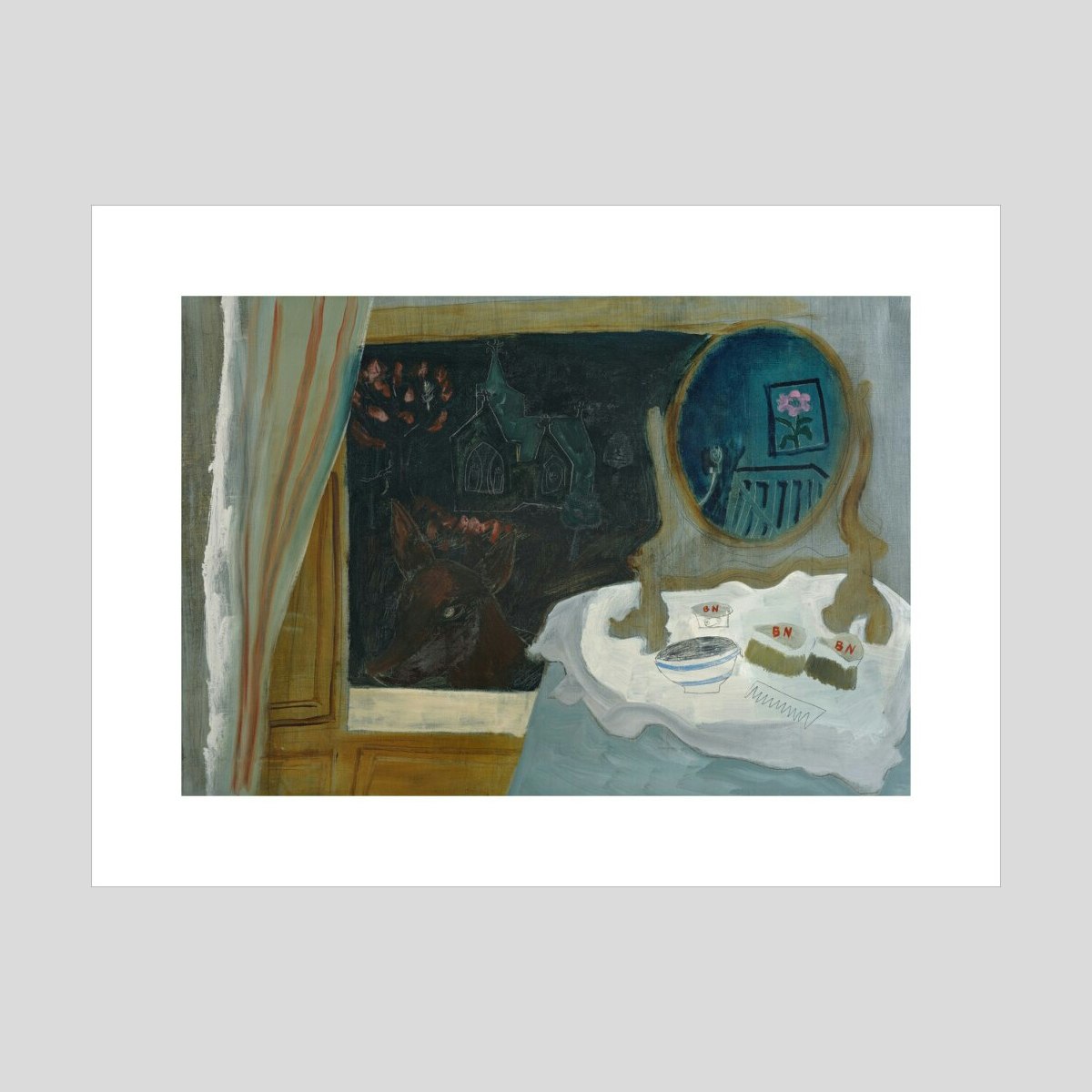 Ben Nicholson 1930 (christmas night) Print