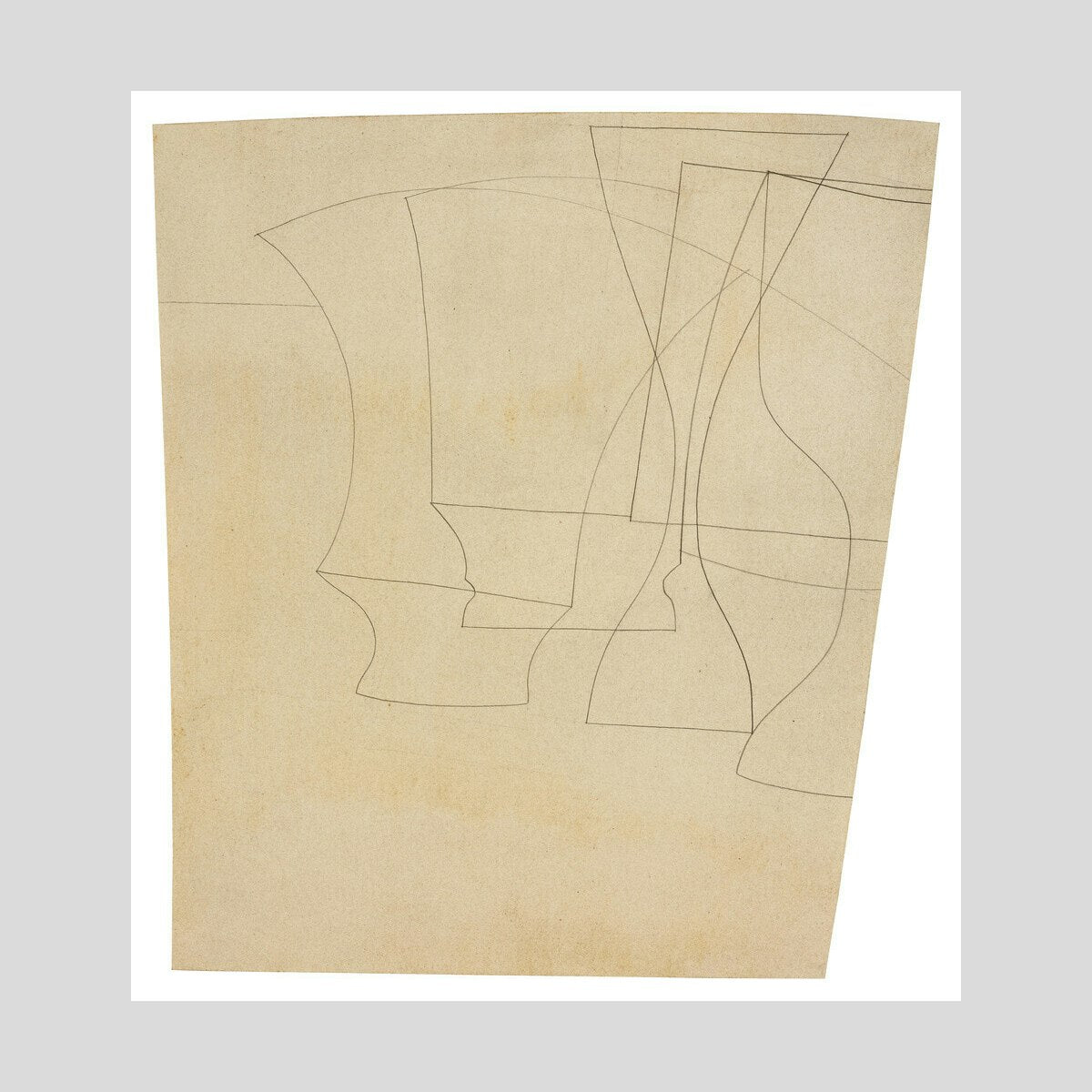 Ben Nicholson 1960 (goblets) Print