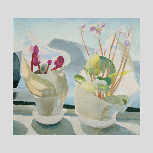 Winifred Nicholson Cyclamen and Primula Print