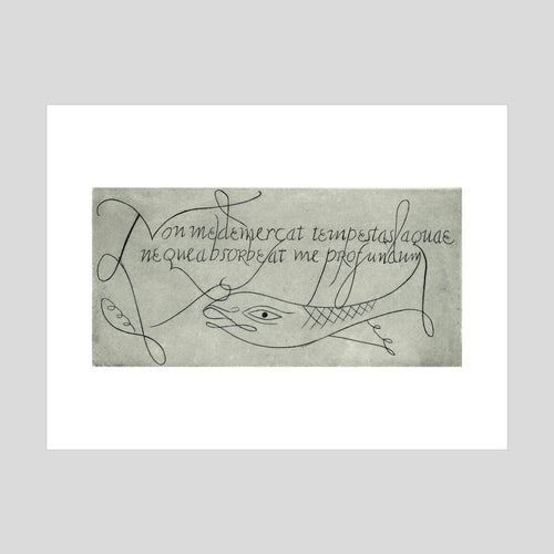 David Jones Tailpiece for 'Rimes of the Ancient Mariner' Print