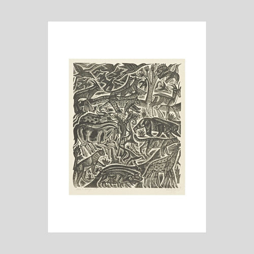 David Jones The Deluge (5): The Beasts after their Kind Print