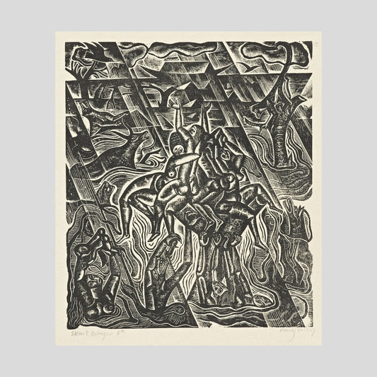 David Jones The Deluge (8): The Great Rain Print