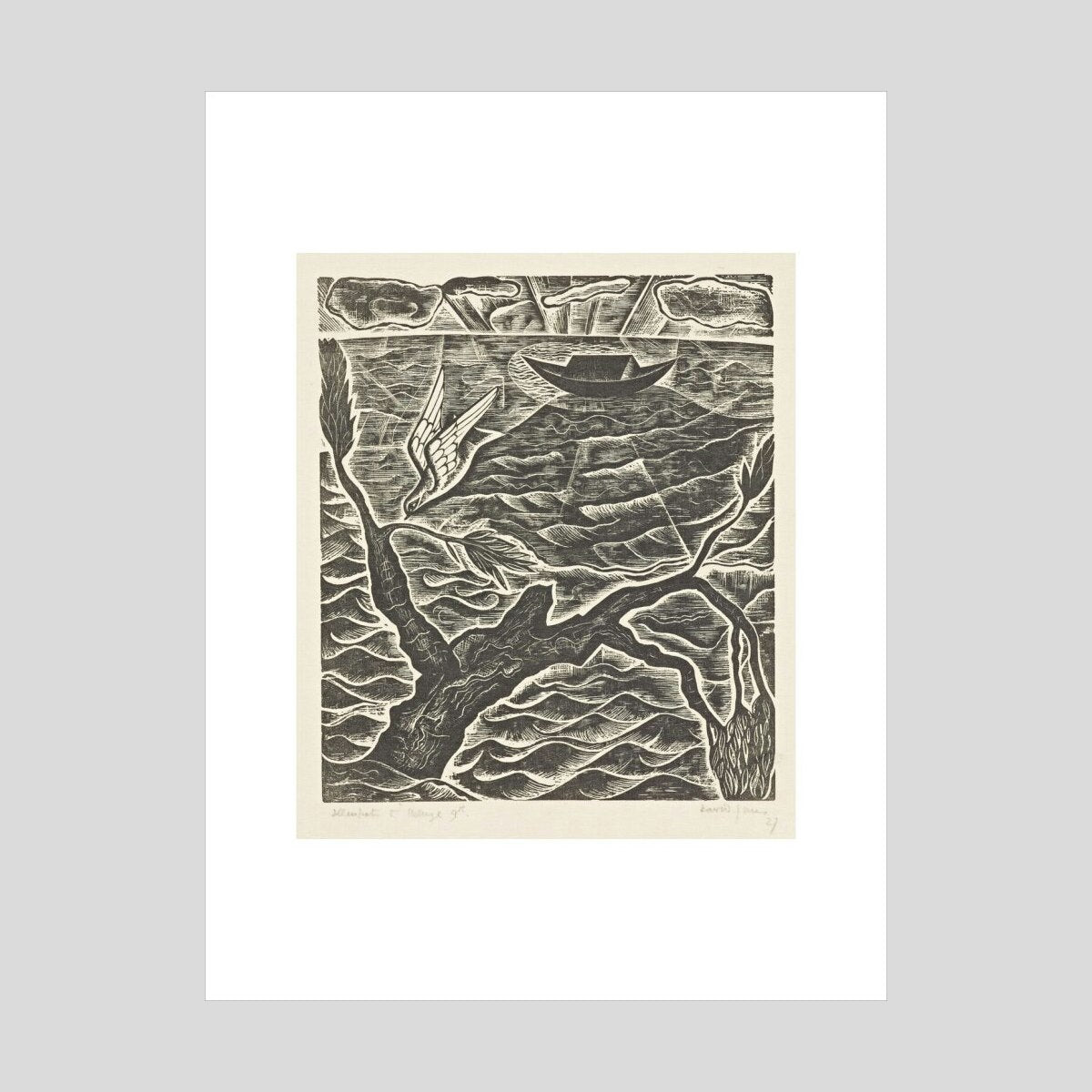 David Jones The Deluge (9): The Dove Print