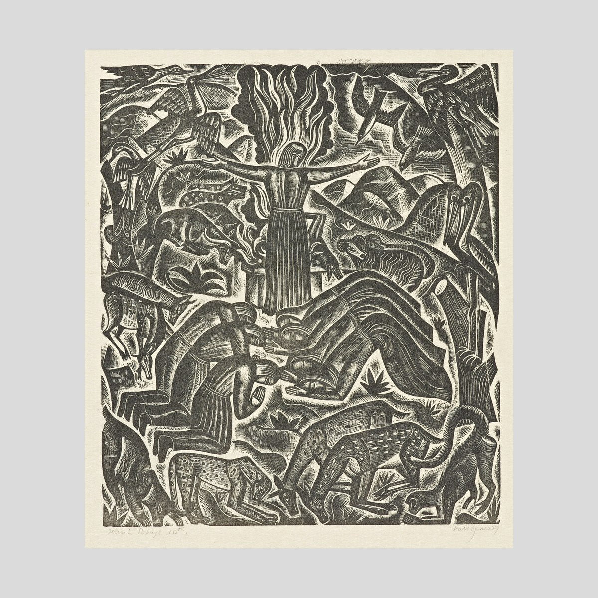 David Jones The Deluge (10): The Oblation of Noah Print