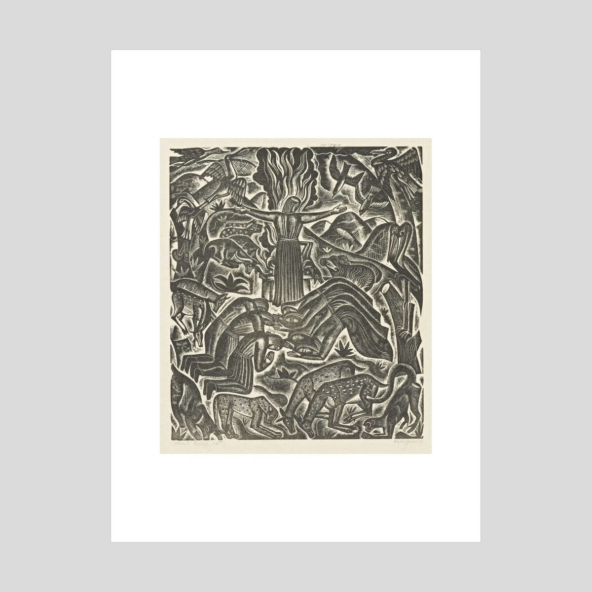 David Jones The Deluge (10): The Oblation of Noah Print