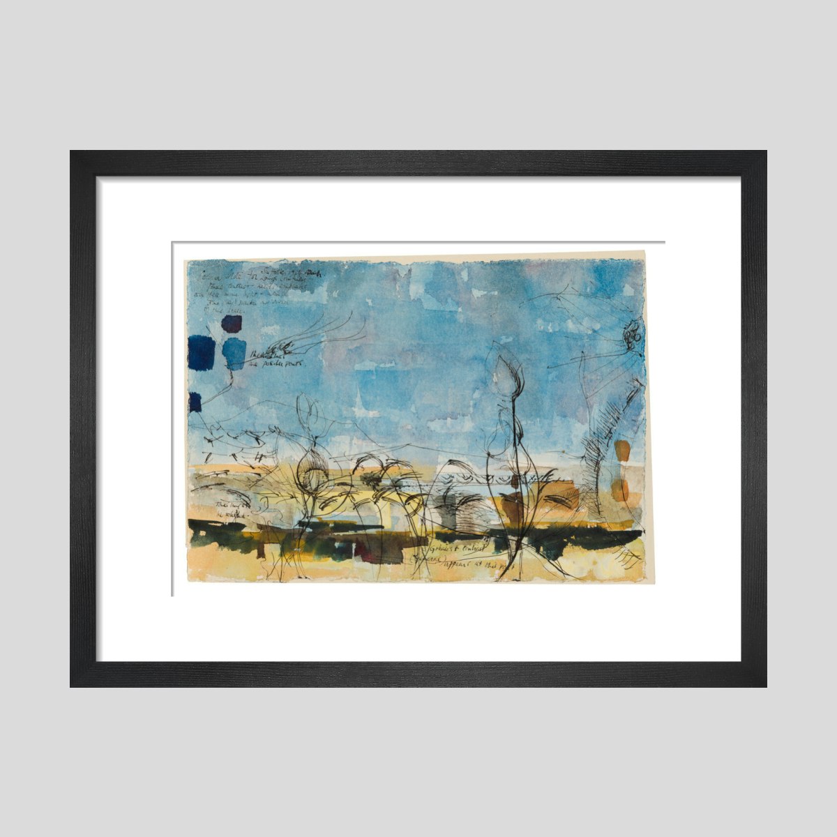 Alan Reynolds Study for 'Summer: Young September's Cornfield' Print