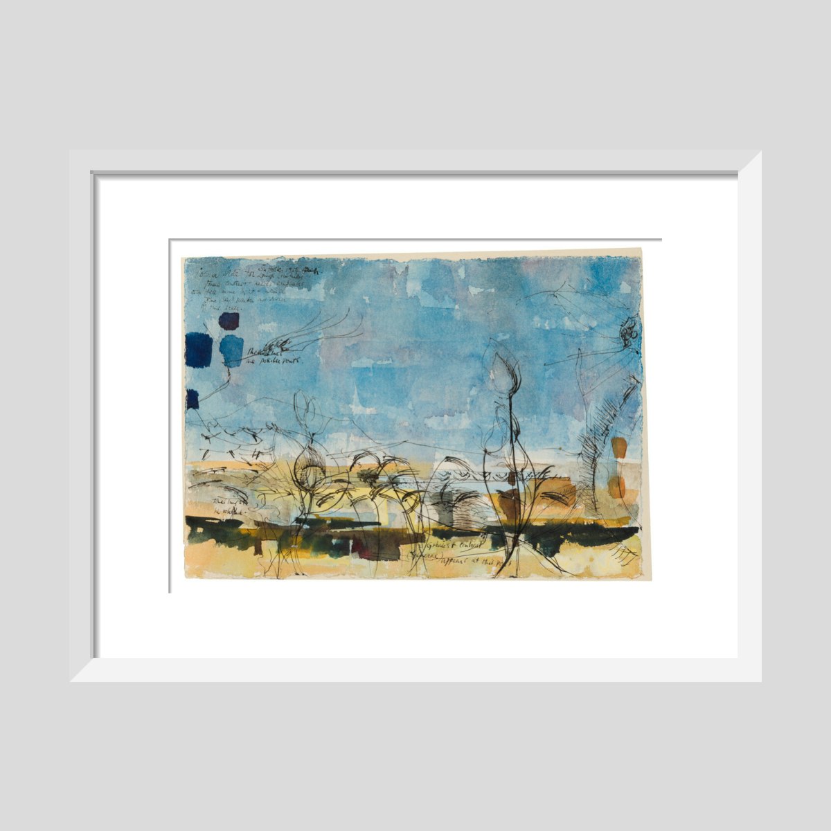 Alan Reynolds Study for 'Summer: Young September's Cornfield' Print