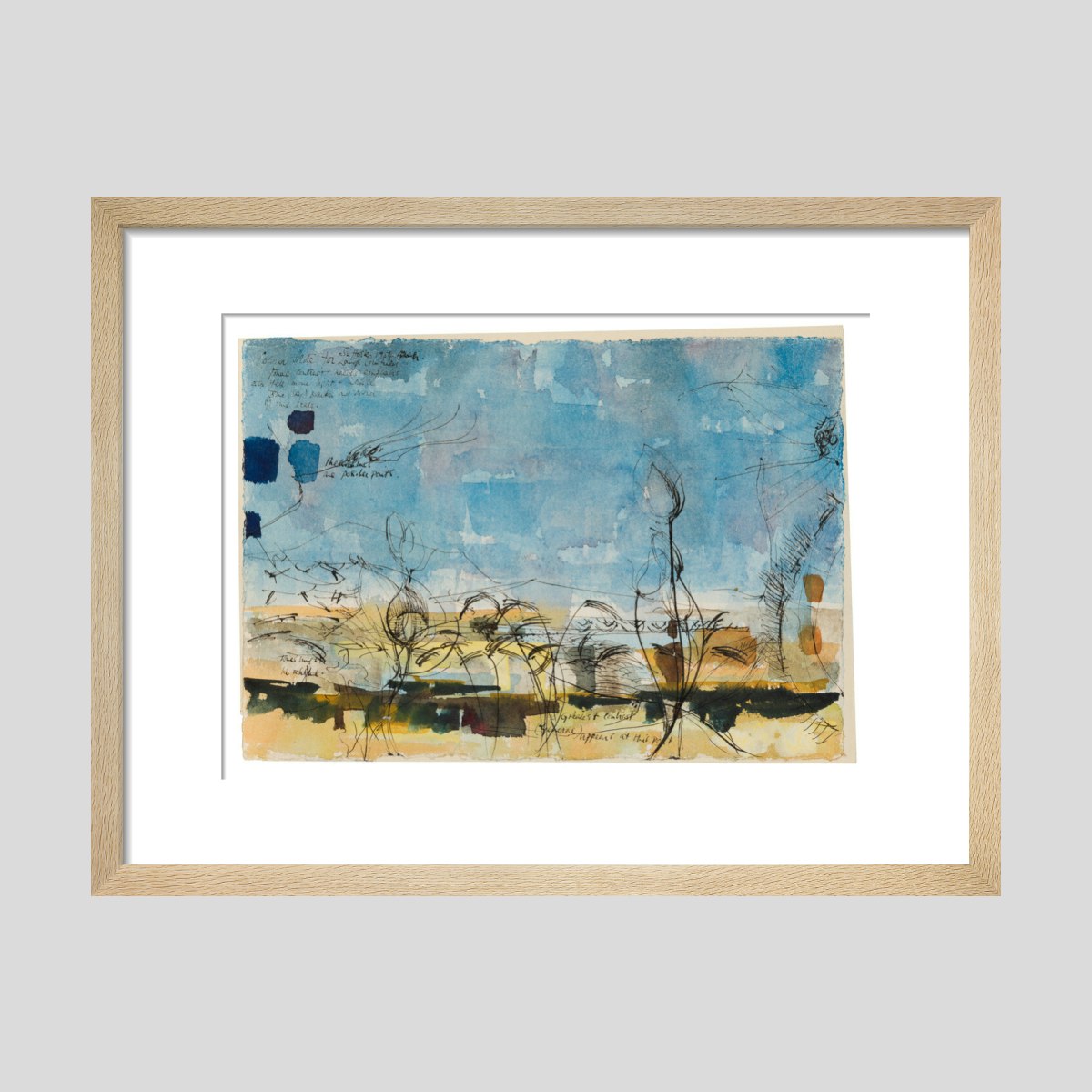 Alan Reynolds Study for 'Summer: Young September's Cornfield' Print