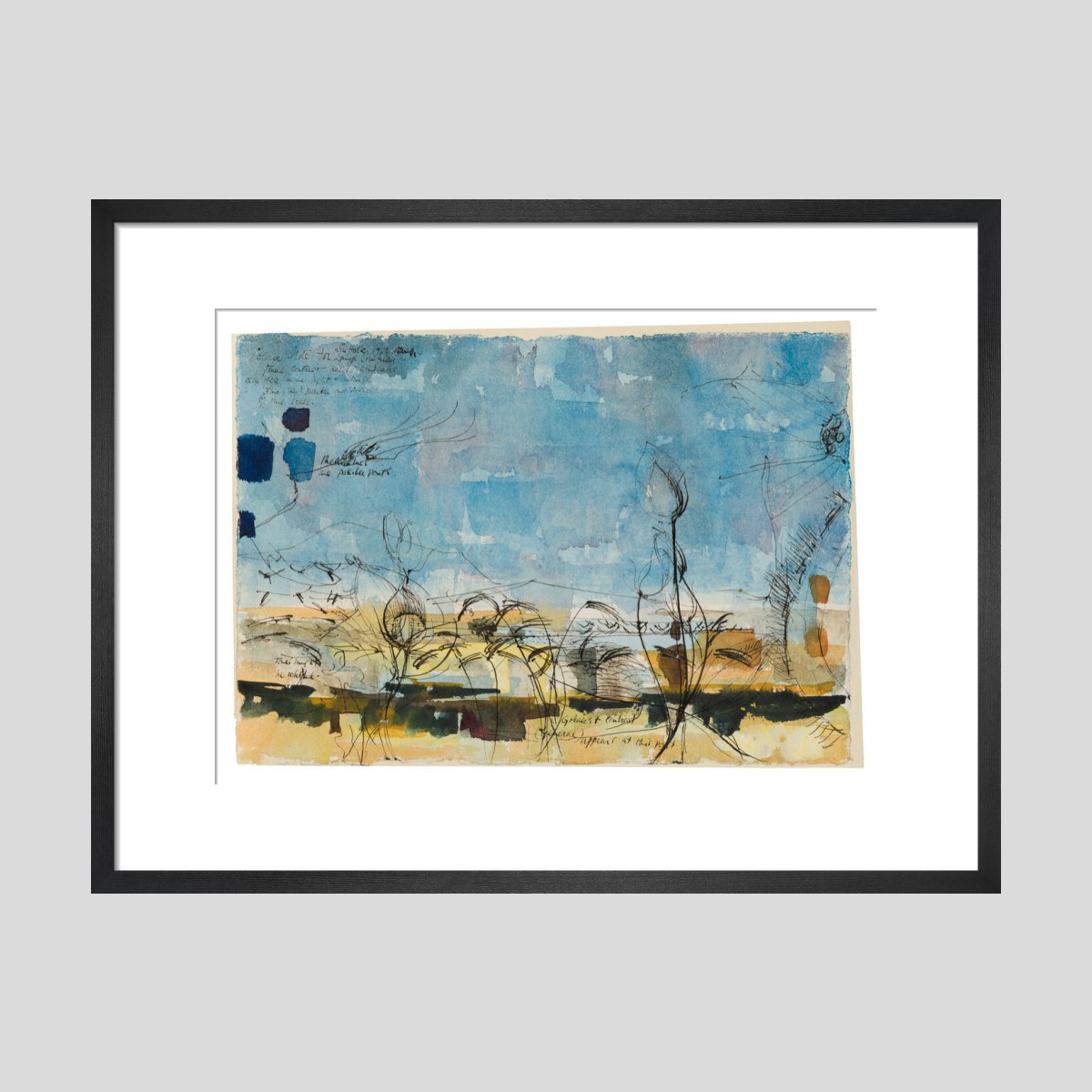Alan Reynolds Study for 'Summer: Young September's Cornfield' Print