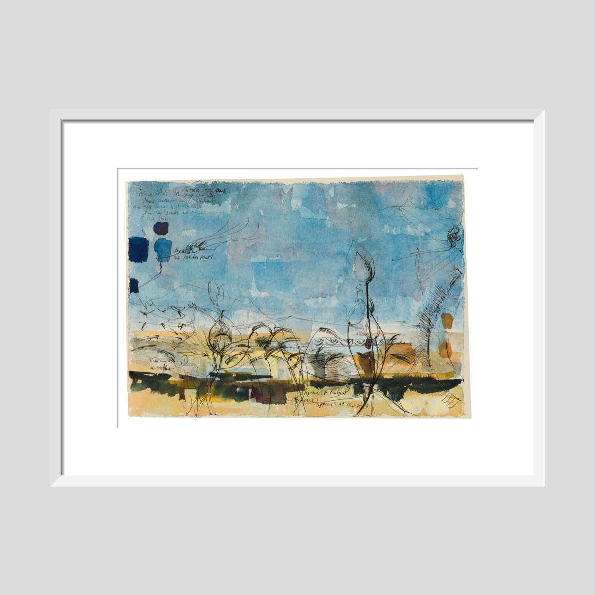 Alan Reynolds Study for 'Summer: Young September's Cornfield' Print