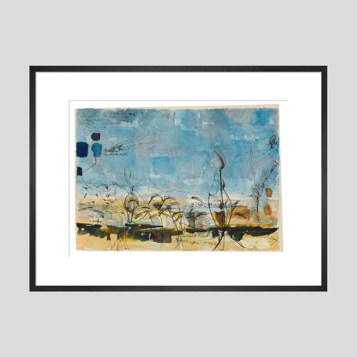 Alan Reynolds Study for 'Summer: Young September's Cornfield' Print