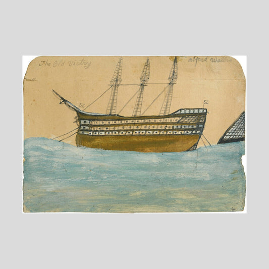 Alfred Wallis The Old Victry - HMS Victory Print