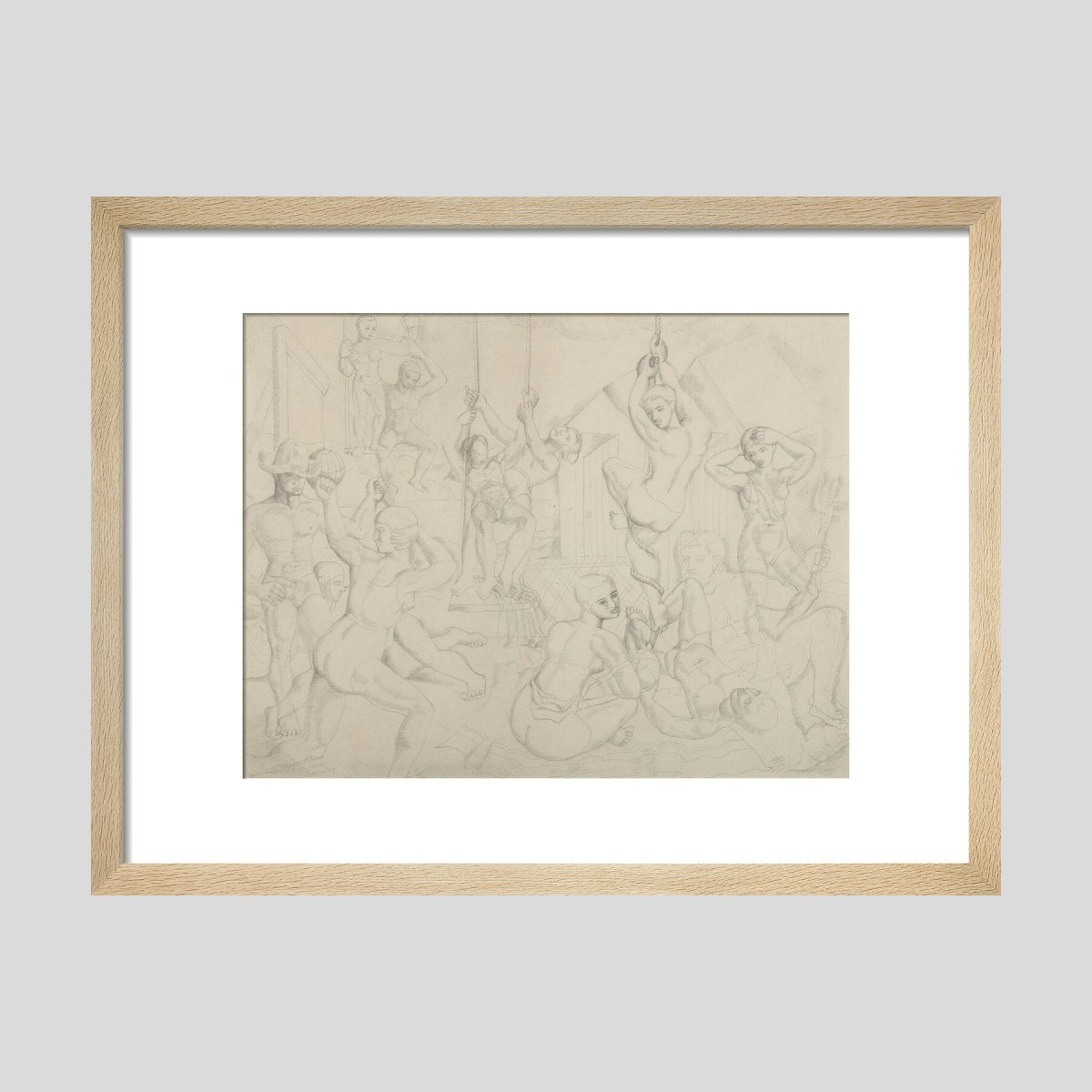 The Playground (art print, small, natural)