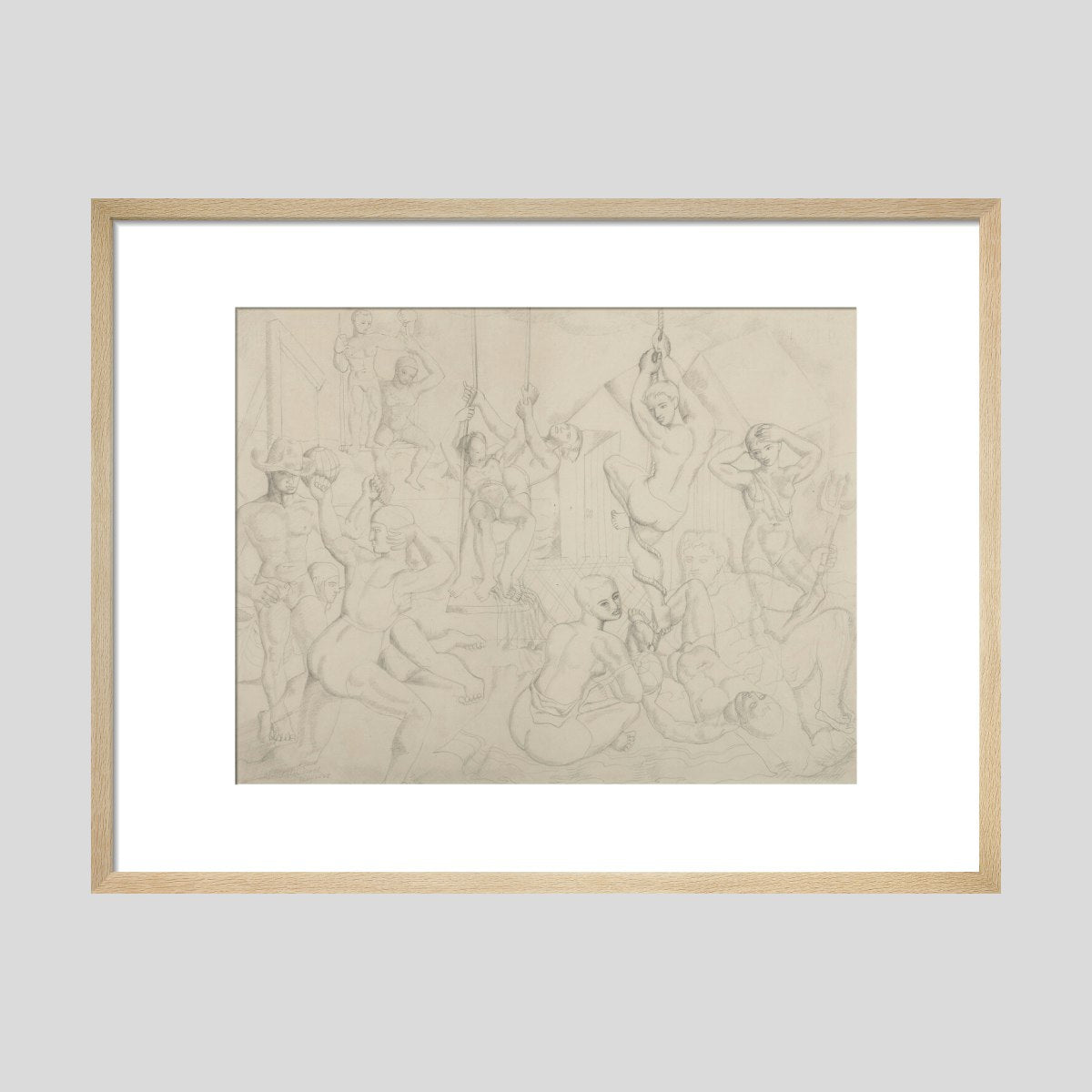 The Playground (art print, medium, natural)