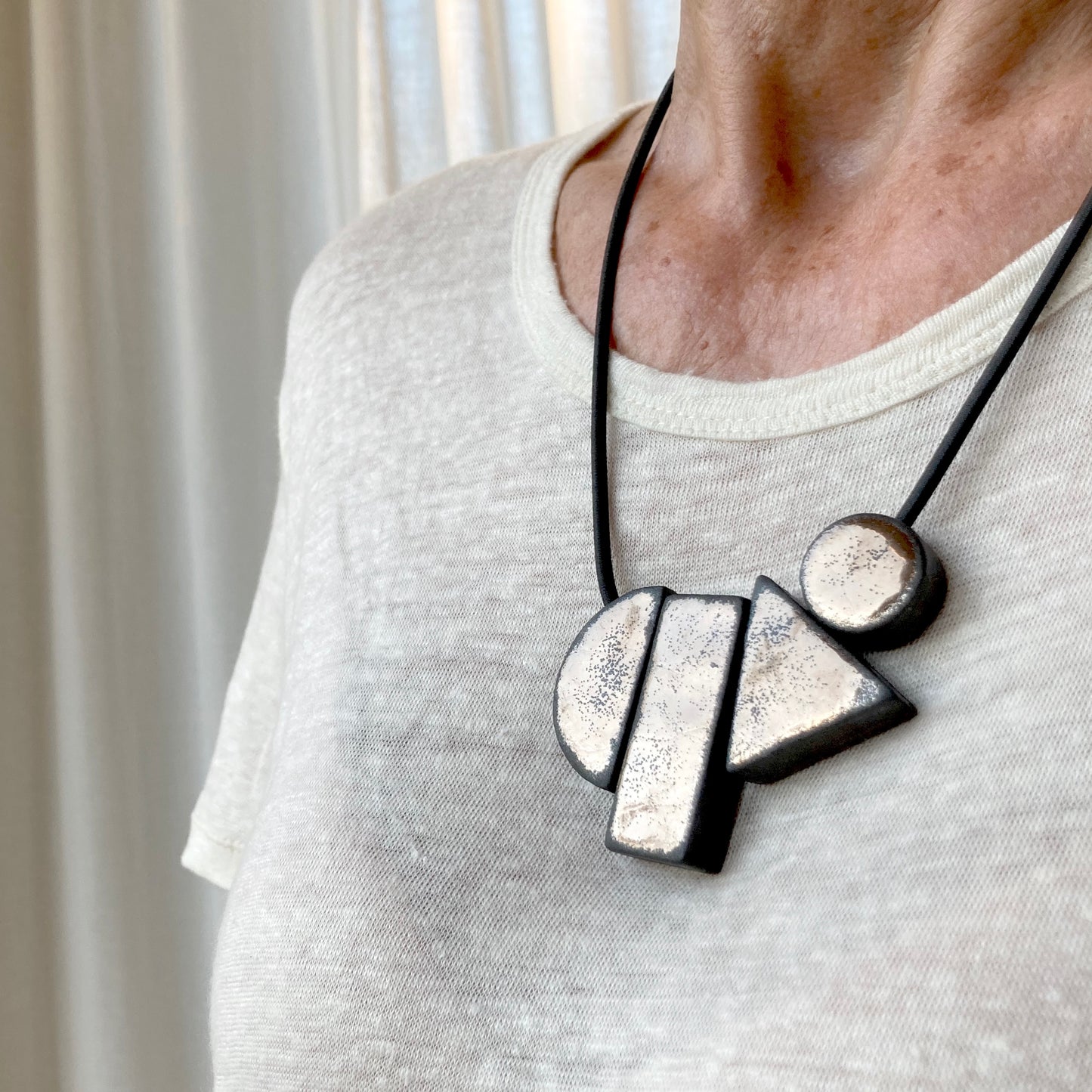 Studio Janneke Ceramic Geo Necklace