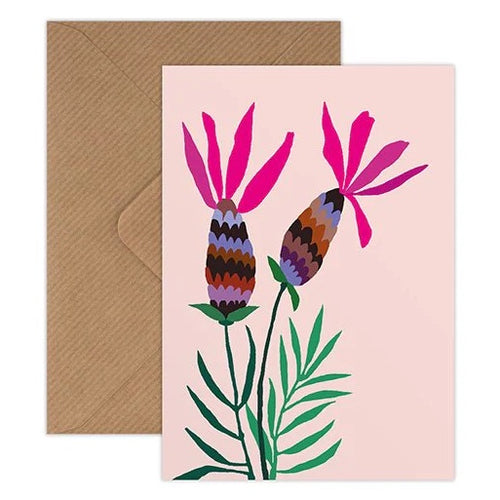 Brie Harrison Lavender Mini Greetings Card