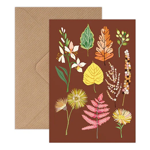 Brie Harrison Autumn Begins Greetings Card
