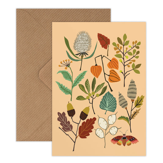 Brie Harrison Brie Harrison Autumn Walk Greetings Card 1