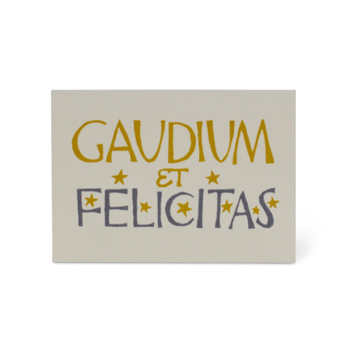 Cambridge Imprint Gaudium Et Felicitas Mini Greetings Cards (Pack of 6)