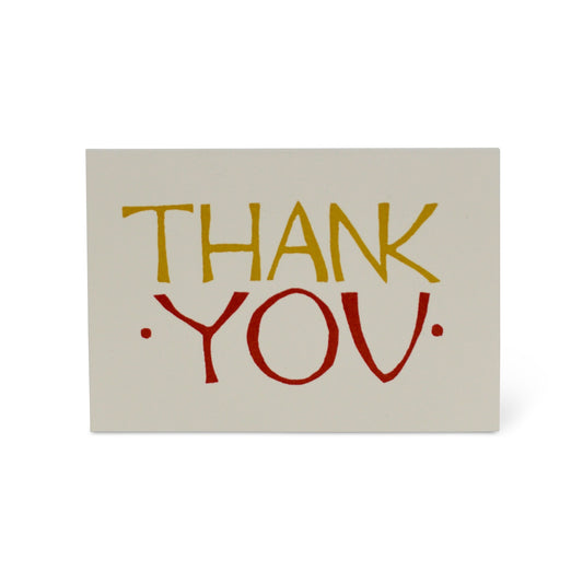 Cambridge Imprint Thank You Mini Greetings Card (Pack of 6)