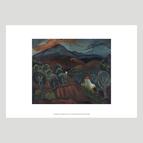 Christopher Wood Landscape at Vence Unframed Print