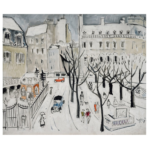 Christopher Wood Paris Snow Scene Christmas Cards Pack of 6