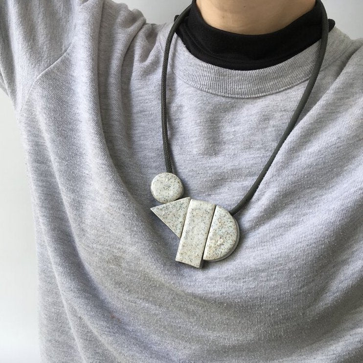 Studio Janneke Ceramic Geo Necklace