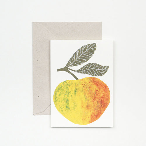 Hadley Paper Goods Hadley Little Apple Mini Greetings Card 1