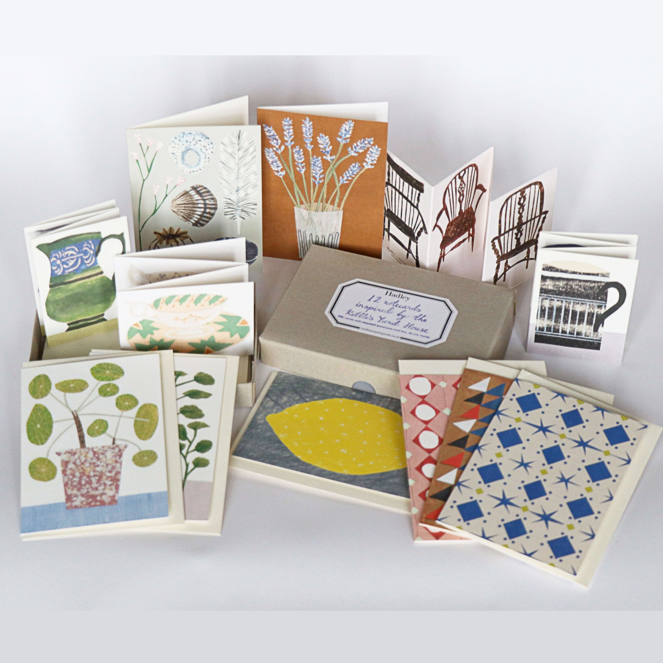 Hadley Paper Goods Hadley x Kettle's Yard Greetings Card Box Set (Pack of 12) 1