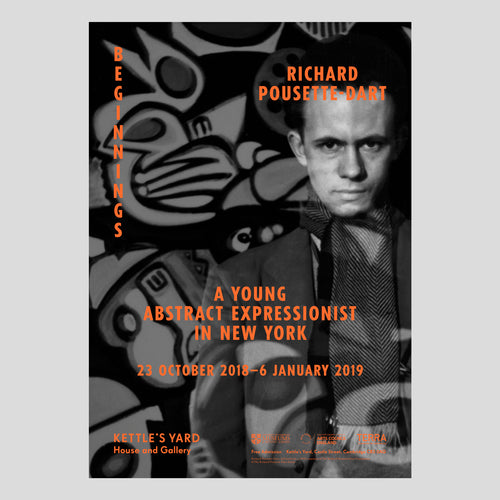 Kettles Yard Richard Pousette-Dart: Beginnings A3 Exhibition Poster 1