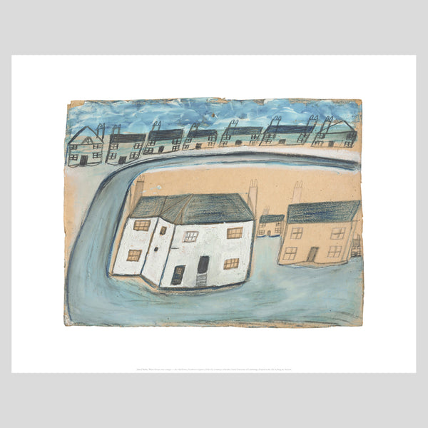 Alfred Wallis White Cottages Unframed Mini Print Kettle's Yard