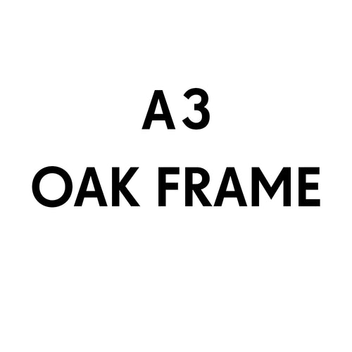 King and McGaw Frame A3 - Oak 1