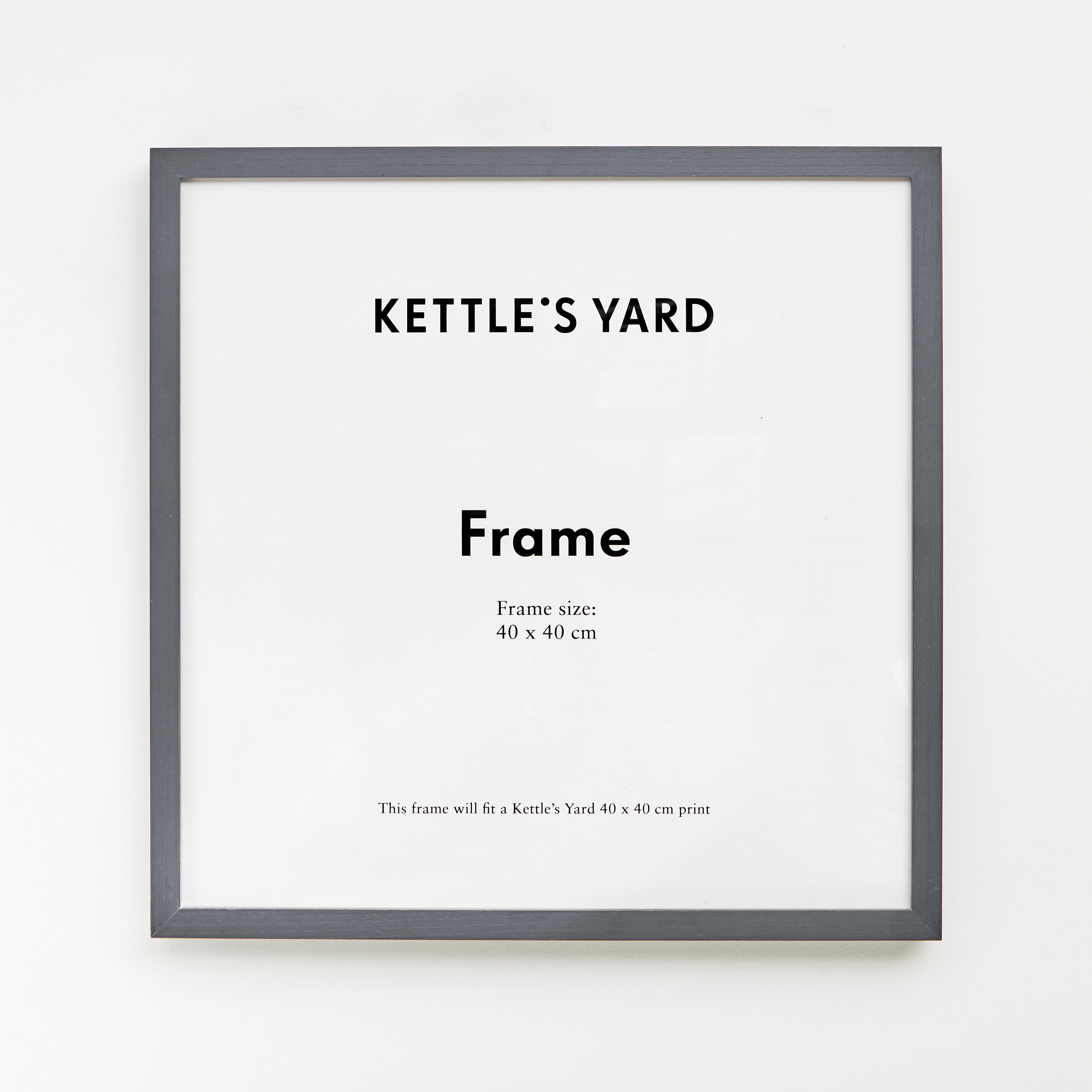 King and McGaw Frame Square 40 x 40cm - Grey Friar 1