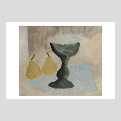 Postcard Ben Nicholson 1924 (goblet and two pears)
