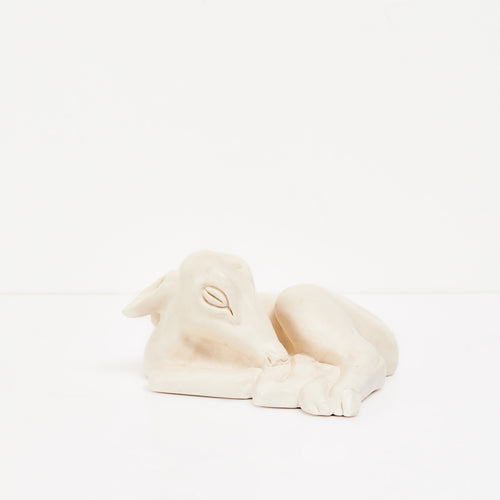 Modern Souvenir Co Henri Gaudier-Brzeska Sleeping Fawn - Off White 1