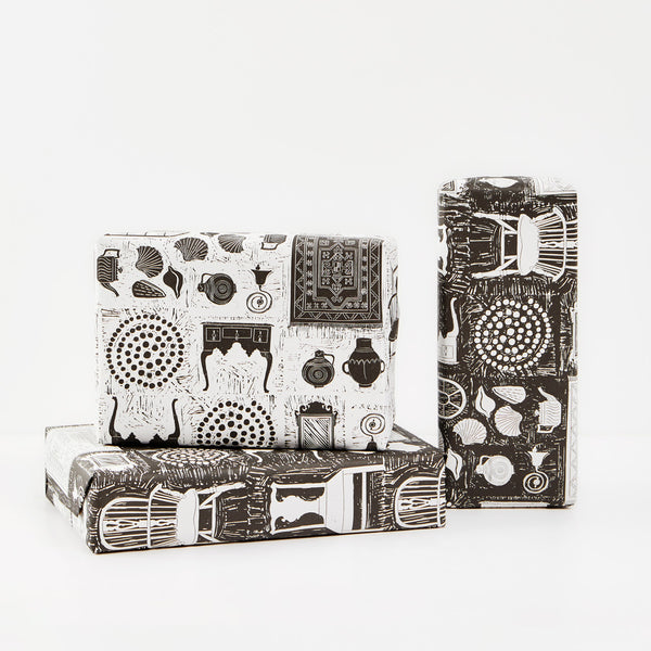 Rory Hutton Gift Wrap Pack of 6 Sheets Kettle's Yard