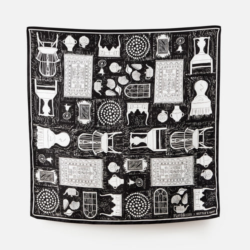 Rory Hutton x Kettle's Yard Square Silk Scarf