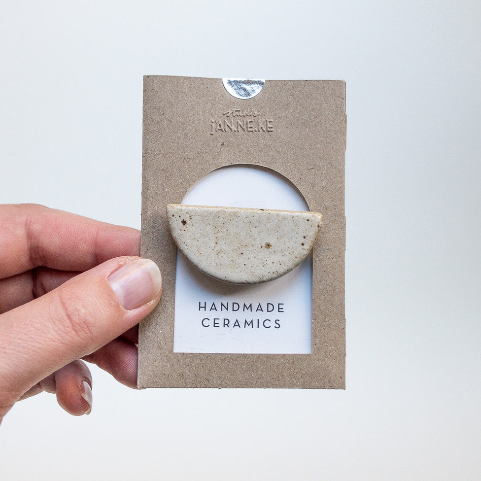 Studio Janneke Ceramic Brooch (Large)