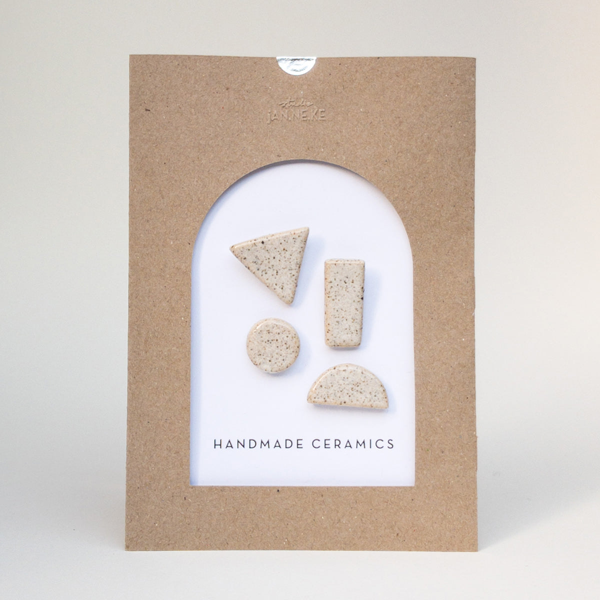 Studio Janneke Set of 4 Tangram Pin Brooches