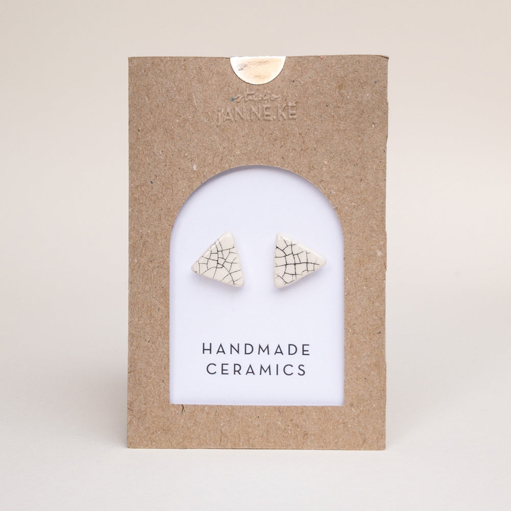 Studio Janneke Matched Pair Small Ceramic Stud Earrings