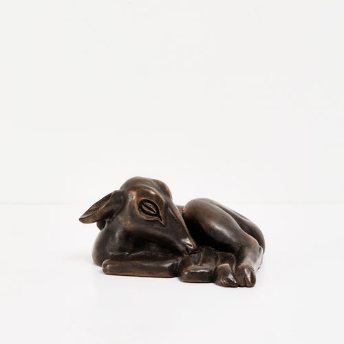Modern Souvenir Co Henri Gaudier-Brzeska Sleeping Fawn - Bronze/brown 1