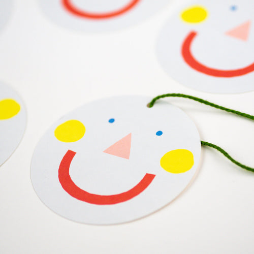 Hadley Pack of 5 Smiley Face Gift Tags