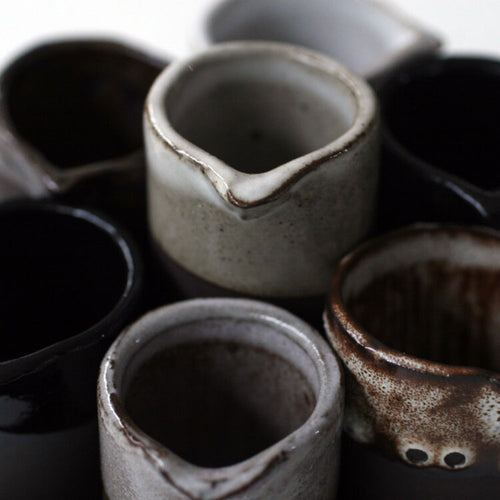 Naked Clay Ceramics Black Stoneware Wildflower Vessel (Single)
