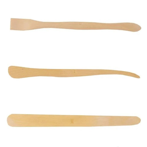 Wooden Pottery Modelling Tool (Set of 3)